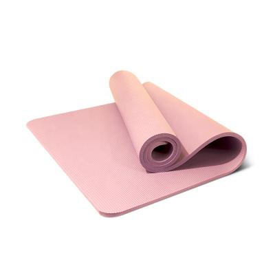 China Life Yoga +Sports Mat Fitness Exercise Mat NBR Daily Thick Yoga Mat With Carrying Strap for sale