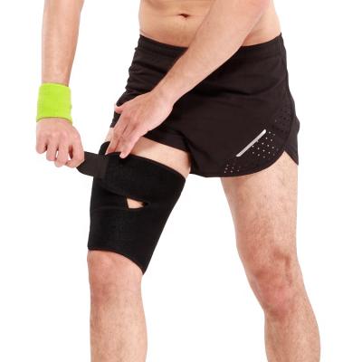 China Breathable Adjustable Sports Thigh Support Elasticity Compression Leg Support for sale