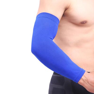 China Eco - Friendly And Elastic Colorful Cycling Arm Sleeve Compression Sport Elbow Sleeve For Sun Protection for sale