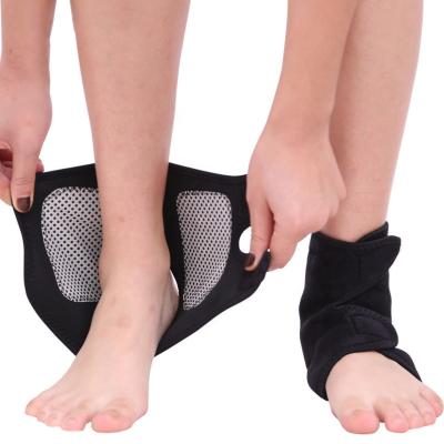 China Adjustable Breathable Medical Self-heating Wrap Protective Tourmaline Elasticity Magnetic Ankle Support for sale