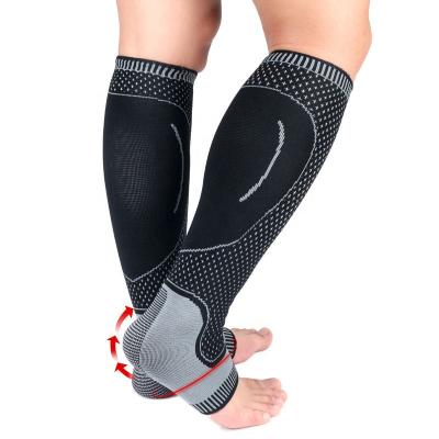 China Breathable Elastic Knitting Open High Toe Compression Socks For Varicose Veins for sale