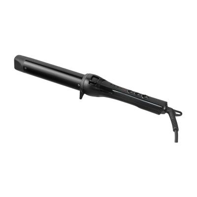 China HANA Automatic Interrupt Digital Display Innovative 2 in 1 Hair Curling Iron with Retractable Bristle Hair Wand for sale