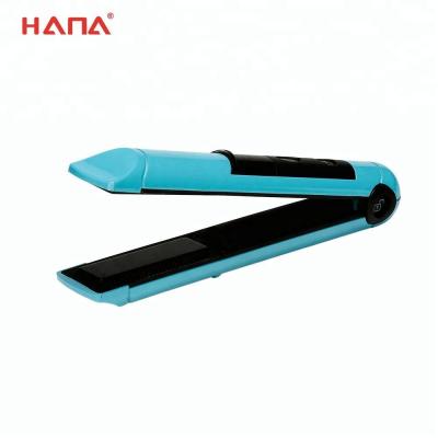 China HANA Household Rechargeable Cordless PC Hardware Hair Straightener ABS PA66 Hair Flat Iron for sale