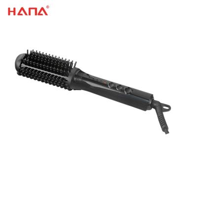 China Hotel HANA Wholesale Professional Electric Fast Hair Straightener Brush for sale