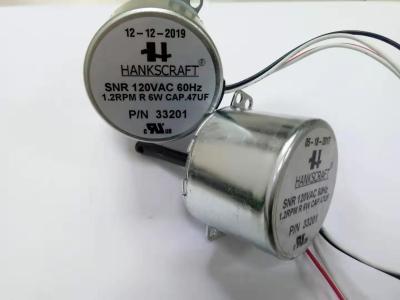 China 120v Advertisement Small Appliance Motors 60/50hz 1.2 Rpm For Househould Appliance for sale