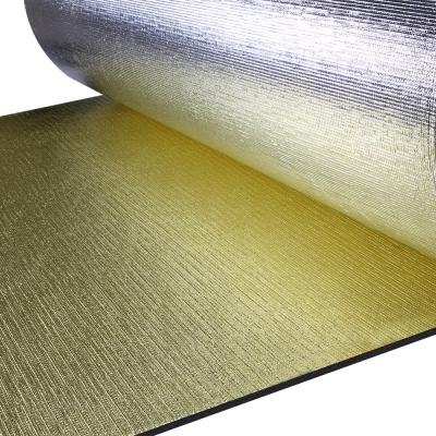 China Doppelzijdig aluminiumfolie XLPE XPE schuim thermisch isolatiemateriaal voor dak Te koop