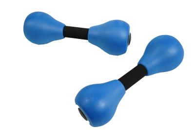 China Lichte EVA Water Floating Dumbbell Soft Foam Swimming Barbel Voor Fitness Te koop