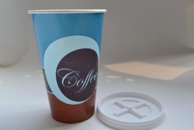 China Single Wall Disposable Paper Cup , Heat Insulation Paper Coffee Cup for sale