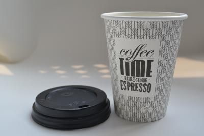 China Food Grade Paper Disposable Hot Drink Cups Printed For Beverage for sale