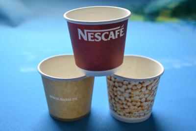 China Offset printed paper coffee cups 8oz 250ml recycled disposable cup for sale