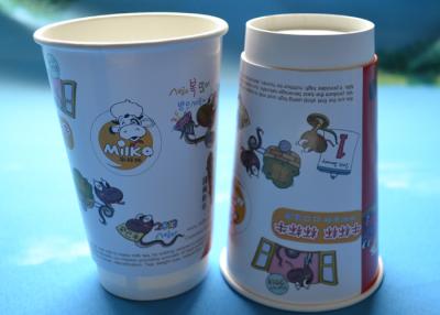 China Professional Take Away Double Wall Paper Cups For Beverage / Tea / Liquid for sale