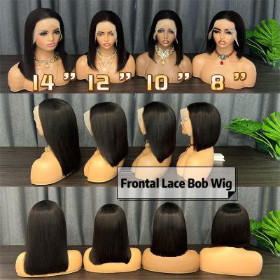 China Svolna Bob Straight Wig Pre Plucked Bob Wig Human Hair Straight for sale