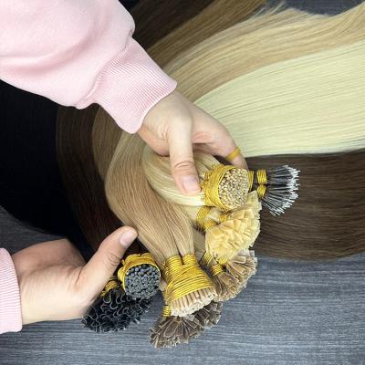 China Wholesale Full Cuticle Hair 100% Virgin Human Hair High Quality Tip i Hair Extensions And Wigs for sale