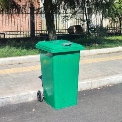 Κίνα Sustainable waste classification 240L recycle galvanized steet outside city street metal waste bin προς πώληση