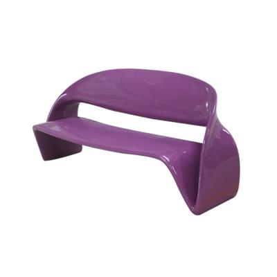 中国 Chinese Small Outdoor Park Colorful Fiberglass Seat Bench For Public 販売のため