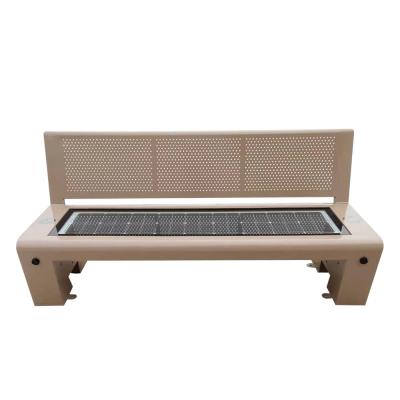 China Modern Multifunctional Galvanized Steel Outdoor Public Smart Sunbeds With Backs for sale