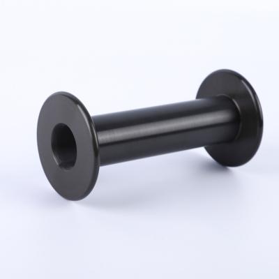 China Factory Black Yarn Aluminum Tarpaulin Machine Spool For Machine Textile140*68mm for sale