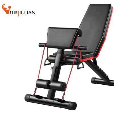 China Good Quality PU Leather+Foam +Steel Abdominal Panels Convenient Indoor Fitness Equipment With Dumbbell Stools for sale