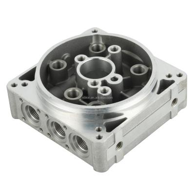 China Aluminum Alloy Cast Aluminum High Pressure Hydraulic Manifold Center Block For Hydraulic Power Pack Unit Truck Pumping Electric Stacker for sale