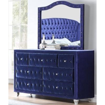 China Modern beautiful dressing table (the other) adjustable bedroom with 7 drawers and mirrors for sale