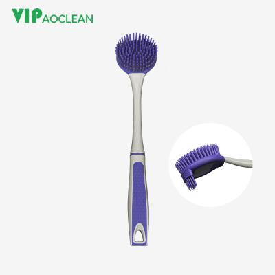 China VIPaoclean TPR Sustainable Silicone Material Pot and Pan Cleaning Brush for sale