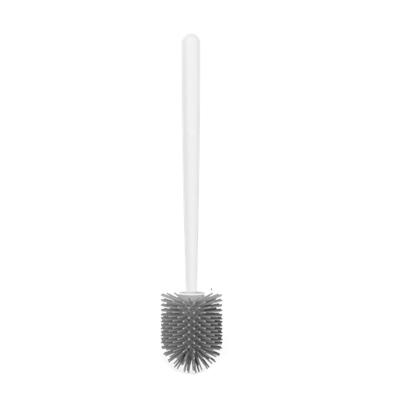 China VIPaoclean Bathroom Silicone Brush Sustainable Household Hygenic Bath Tools Toilet Cleaning Brush for sale