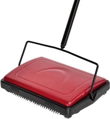 China VIPaoclean Home Non-Electric Hand-push Sweeper Floor Smart Cordless Sweeper Wipe Spinning Dust Sweeper Mechanical Broom for sale