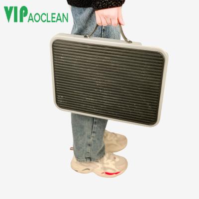 China VIPaoclean Platform Step Ladder Folding Ladders Mat Folding Ladders Stool Non-slip for sale