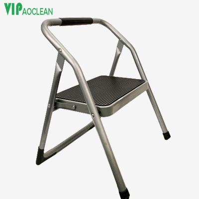 China Portable Folding Ladders VIPaoclean Steel Folding Step Stool Ladder for sale