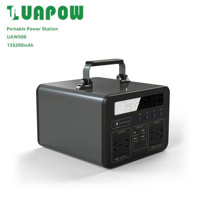 China C Type High Power 500W Portable Solar Generator Power Station For 110V 220V Camping Outdoor Power Supply for sale