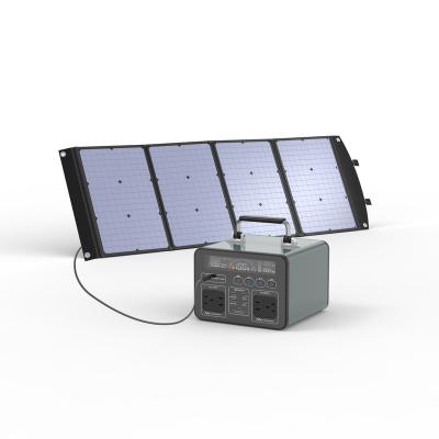 China Solar Power Station 500W 1000W 110V/220V Outdoor Portable Camping Solar Panel Charging Generator Fast Charging Station Te koop