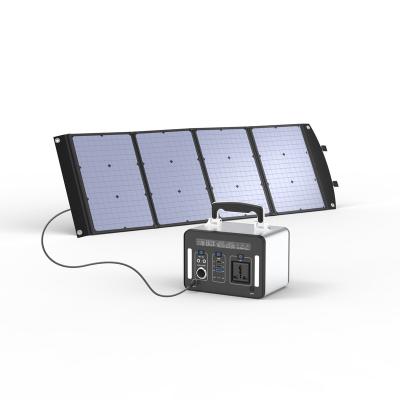 Κίνα Type C Power Box Supply Portable Camping Power Station With Solar Panel 300w 500W 1000W 110V/220V Camping Solar Generator προς πώληση