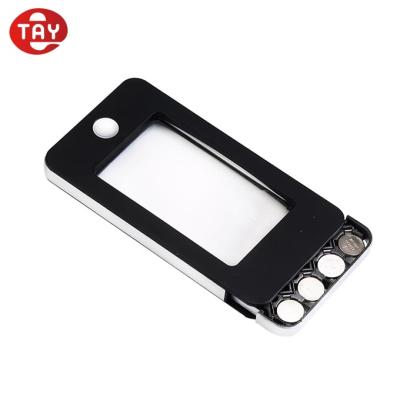 China Plastic iPhone Shape Illuminated Magnifier LED Bar Magnifiers For The Visually Impaired for sale