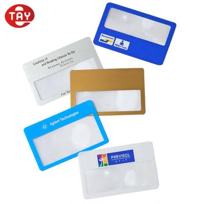 China Multifunctions Card Magnifier Flexible Plastic Fresnel Lens For Promotion for sale