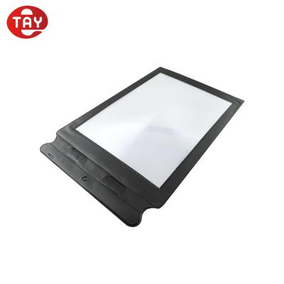 China Reading A4 Size PVC Plastic Magnifying Sheet For Reading for sale