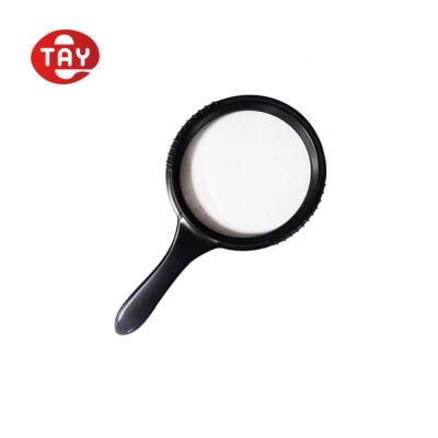 China Lightweight 5 Inch Magnifier Black Giant Elephant Round Hand Held Magnifying Glass for sale