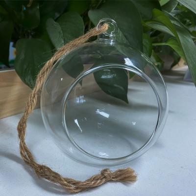 China Europe Mini Greenhouse Wholesale Decorative Hanging Ball Globe Glass Globes for sale