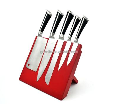 China 5pcs Cavity Handle Stainless Steel Sustainable High Quality Knife,Line Knife Set,Kitchen Royalty Knife for sale