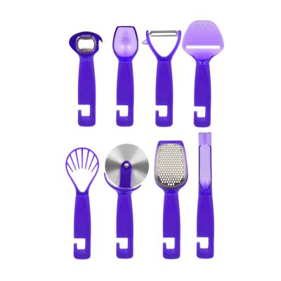 China New Design 100% Sustainable Food Grade PP Colorful Household Plastic Kitchen Utensils for sale