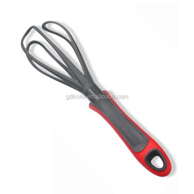 China New Style 100% Sustainable Food Grade PP&TPR Easy Clean Handle Cooking Nylon Kitchen Egg Beater for sale