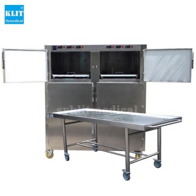 China Full Made Of High Quality Medical Cryogenic Corpse Cabinet Cryogenic Mortuary Mortuary Brand 6 Stainless Steel KLT Freezer/Morgue Refrigerator For Hospital for sale