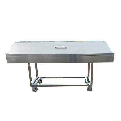 China American Style Burial Supplies Body Trolley Corpse Transfer Mortuary Trolley Cover for sale