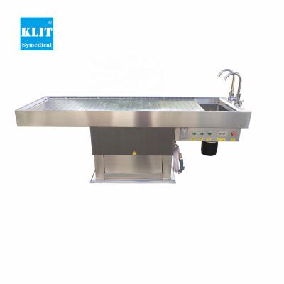 China Table 304SS Dissection Adult Mortuary Embalming Table for sale