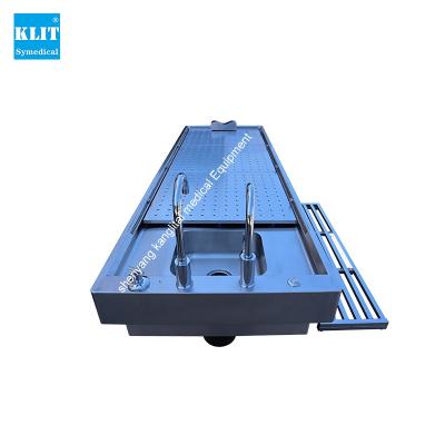 China Hospital morgue furniture corpse table autopsy table prices mortuary morgue supplies stainless steel autopsy table for sale