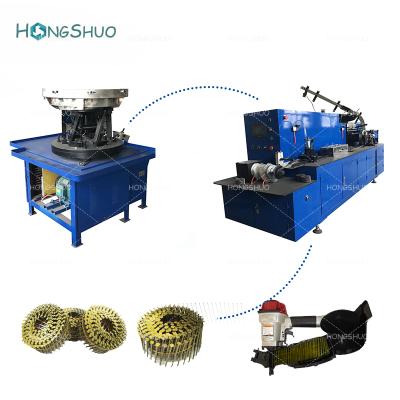 China Building Material Shops Screw Coil Nail Equipment Coil Nails Screw Spiral Shank Making Machine for sale