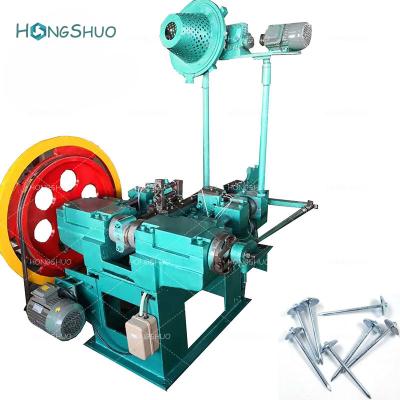 China Product Roofing Nails Umbrella Roof Nail Make Machine-Machine Making Roofing Nails for sale