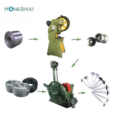 China Automatic Product Roofing Nails Nail Head Making Machine Roofing Coil Nails Make Machine Roofing Nail-Making Machine for sale