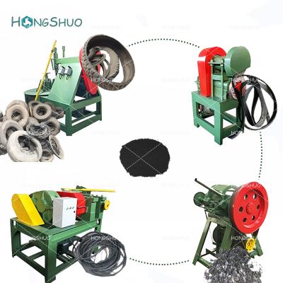 China Building Material Shops XKP-400 Used Tire Recycling Machine Passenger Car Tires Recycling Machinery for sale