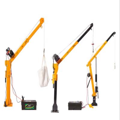 China Other 500kg Truck Crane Electric Key Home Boat Building Mobile Small Lift Crane For Stores for sale