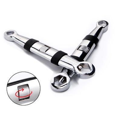 China Other Universal 23 in 1 Adjustable Wrench 7-19mm Spanner Ratchets Wrench for Car Repair Multitools DIY Tool for sale